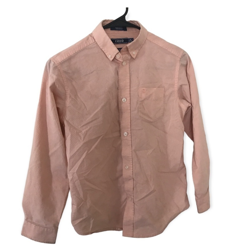 3/$15 Izod kids button down orange dress shirt